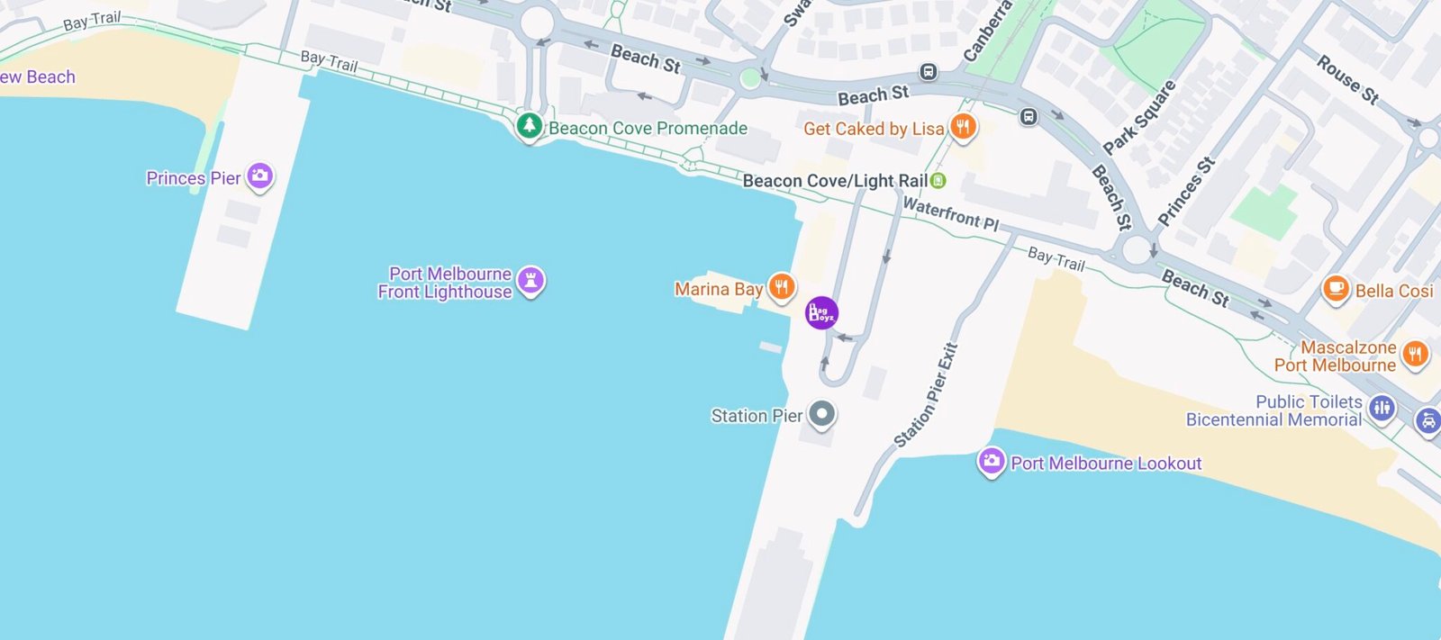 BagBoyz® Station Pier location